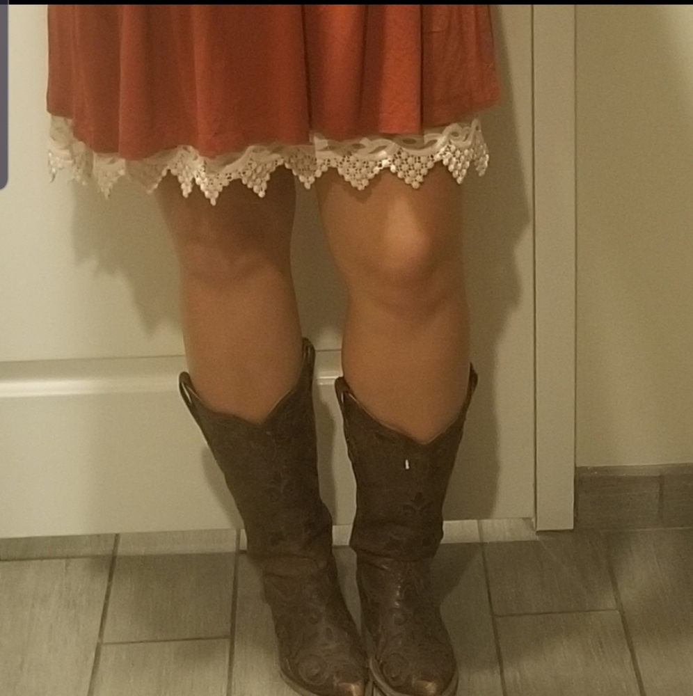 RELISTED Navy lace trimmed camisole extender - Picture 3 of 4